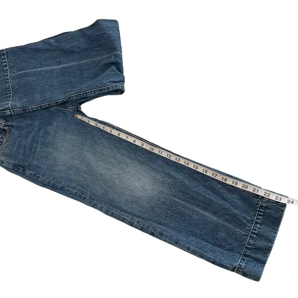 7 for All Mankind "Baby Jo" Havana Rigid Cropped Jeans - Picture 14 of 16